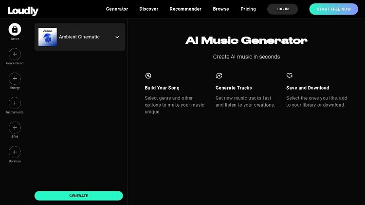 AI music generator